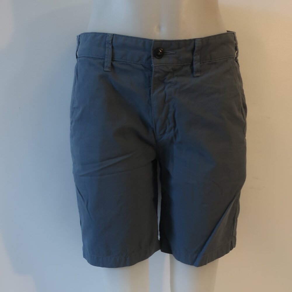 Mens Sku Slate Blue Flat Front Shorts 30